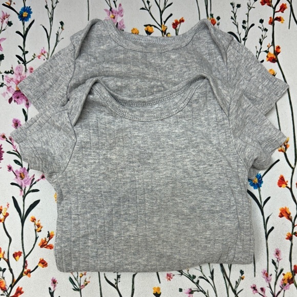 Carter's Other - Carter's Light Gray Baby Tee